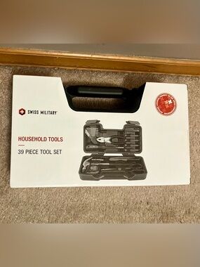 Swiss Military 39-Piece Tool Set & Carrying Case - Black (NEW in Unopened Box)